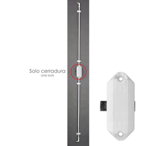 Serratura Espagnolette Senza Chiave 93/ Bianca - Product Image 1