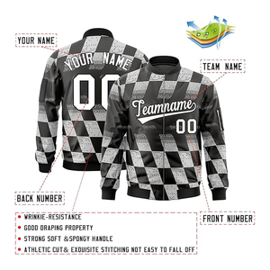 Veste printemps-automne décontractée Blouson aviateur pour homme Léger bouffant coupe-vent coupe-vent manteau zippé avec poche personnalisé - Product Image 3