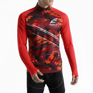 Top Quality Breathable <b>Compression</b> <b>Shirt</b> for Men Custom Logo Casual Solid Pattern Long Sleeve with O-Neck - Product Image 6