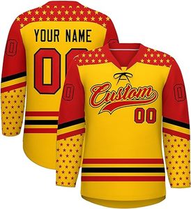 Uniforme de hockey sobre hielo de ajuste personalizado, camisetas y pantalones ligeros sublimados para equipos, hombres, mujeres y jóvenes, proveedor deportivo OEM - Product Image 1