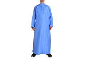 Venta al por mayor de alta calidad Al Dafah Thobes Jubba hecho a medida para los hombres musulmanes temporada de otoño - Product Image 6