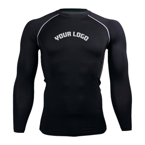 Venta al por mayor de diseño personalizado Rash Guard Proveedores paquistaníes Hombres BJJ Rash Guard en todo el precio de venta Logotipo personalizado de alta calidad - Product Image 1