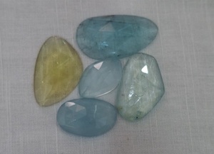 Increíble Multi Aquamarine Talpe Piedra preciosa Fabricación de piedras preciosas sueltas para joyería Joyería hecha a mano - Product Image 3