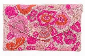 Bolso de Mano Tipo Clutch con Cuentas Florales de Alta Calidad para Mujer, Bolso de Fiesta de Verano con Diseño de Cuentas Florales, Regalo de Cumpleaños - Product Image 3