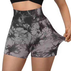 Mujeres Gimnasio Biker Ropa deportiva Fitness Entrenamiento Pantalones cortos y mallas de yoga, sin costuras, cintura alta - Product Image 4