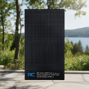 Panneau solaire monocristallin de type N REC Solar 420W PURE 2 Série Alpha REC420AA-PURE-2 - Product Image 3