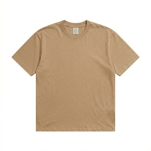 Camiseta de Manga Corta con Cuello Redondo para Hombre, Colección de Verano, Ligera, Ecológica, de Poliéster/Algodón, de Secado Rápido, Transpirable, Corte Regular - Product Image 3