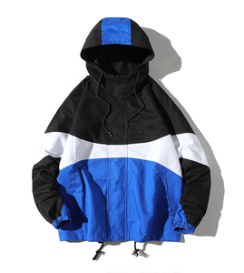 Imperméable coupe-vent avec logo personnalisé imperméable d'automne pour hommes résistant au vent bombardier léger running breathab - Product Image 3