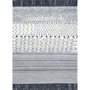 Tapis en laine noué à la main Manchaha Ivory, motif géométrique, rectangulaire, pour salon, couloir, décoration pour adolescents, LE-136 - Product Image 4