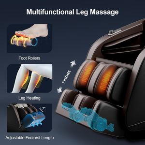 Fauteuil de massage Space Pod Intelligent 4D avec bras mécanique SL, rail de guidage, fauteuil de massage à gravité zéro, massage complet du corps, rouleau de massage musculaire - Product Image 6