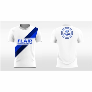 Maillot de football rétro personnalisé de qualité supérieure 100% polyester pour adultes, col en V, léger, confortable, respirant, manches courtes, OEM - Product Image 6