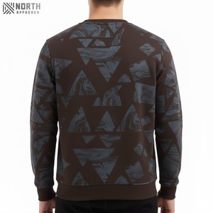 Sudadera de Forro Polar de Alta Calidad para Hombre, Poliéster/Algodón, Antiarrugas, Cuello Redondo, Manga Larga, Jersey de Invierno - Venta al por Mayor Personalizada - Product Image 6