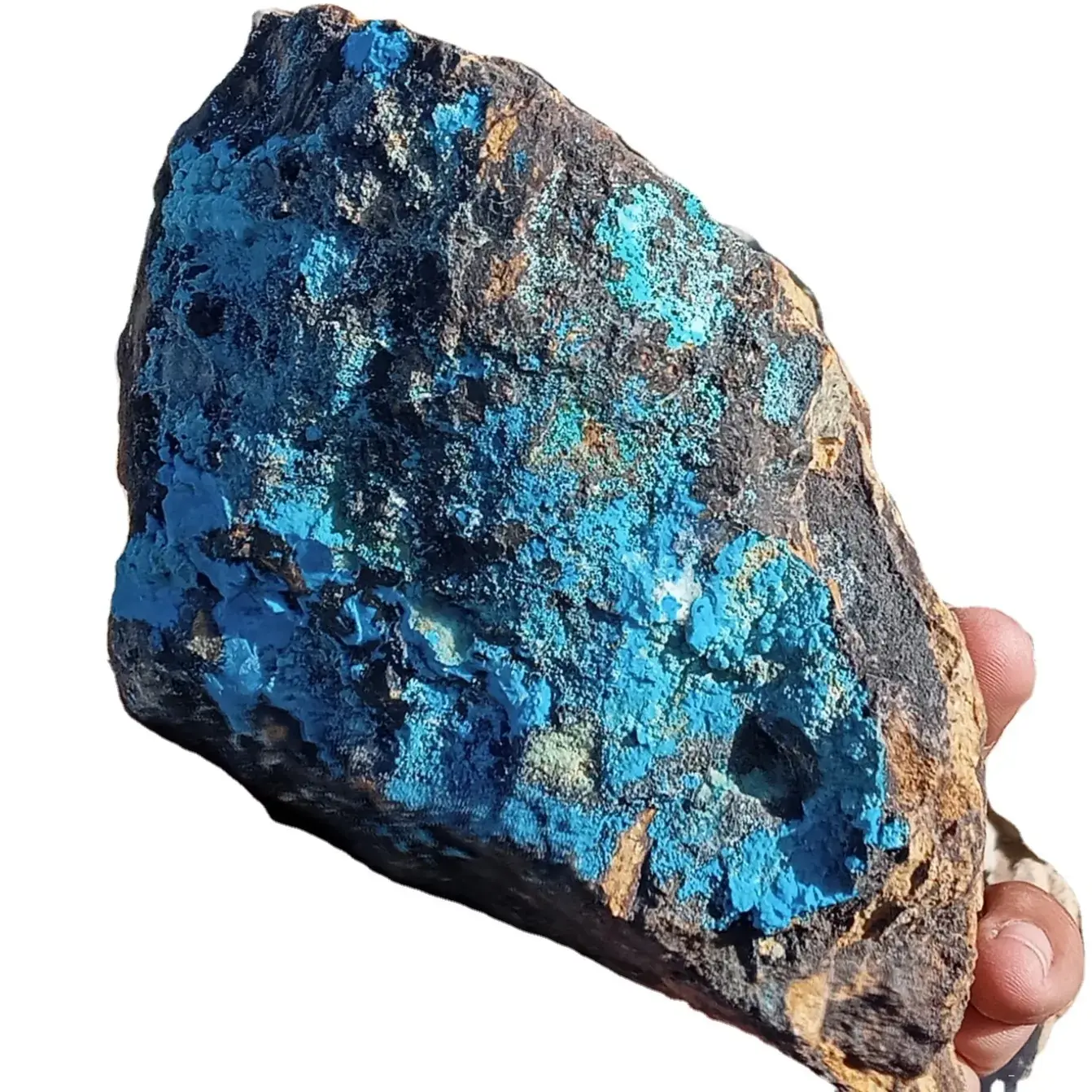 Di alta qualità concentrato di minerale di rame blu cuprite di grande cristallo cuprite concentrato di rame 24% a 30% gradi