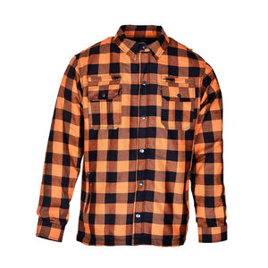 Camisas de Franela para Motocicleta, Transpirables, 100% Algodón, Precio de Mayoreo Personalizado, Forro Protector Resistente a la Abrasión - Product Image 5