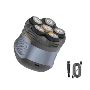 Afeitadora Eléctrica Inalámbrica USB-C para Hombre, Cabezal Rotatorio, IPX7, Opciones de Cuchillas Dobles y Triples, Solo para Rostro, Cuchillas de Repuesto Lavables - Product Image 6