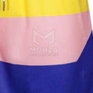 Shorts de football sportifs de haute qualité 100 % polyester, coupe mi-longue oversize, couleur unie, séchage rapide, service OEM, pour équipes, en vente - Product Image 5