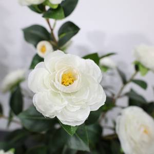 Arbre de Camélia Artificiel - Fleur Blanche Réaliste, Écologique, Résistant à l'Eau, Plante Décorative Intérieure/Extérieure - Product Image 6