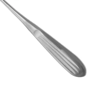 Cureta de hueso de metal/acero Manual Bruns, instrumento de acero inoxidable y cuchillo, elevadores tipo fuente de alimentación Manual - Product Image 6