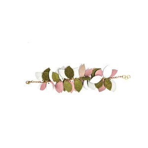Leather leaves <b>bracelet</b> - Product Image 1