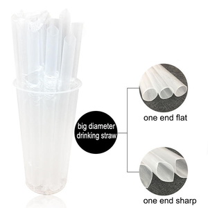 JIAHUI Boba Straw Wrapping Straw Roll for Milk Pearl Tea Beverag Boba Straw Vaissell Jetabl Pla Strohhalm - Product Image 2