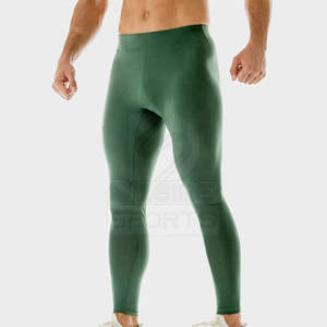Pantalones de Compresión para Hombre Más Vendidos, Hechos a Medida, Cintura Elástica, Transpirables, de Secado Rápido, Spandex/Poliéster, Alta Calidad - Product Image 2