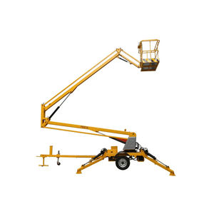 Recolector de cerezas de 8-20m de alcance con capacidad de 250kg, mesas elevadoras remolcables a granel, accionamiento de cilindro hidráulico, mesa de 3000x2200mm, origen alemán - Product Image 1