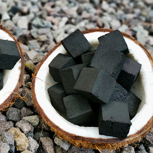 Charbon de coco pour barbecue sans fumée, briquettes de charbon hexagonales naturelles écologiques en provenance du Danemark - Product Image 4
