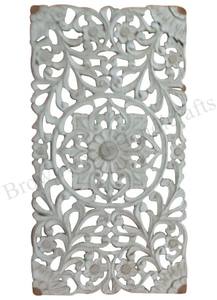 Panel de decoración de pared de madera MDF de color lámina de oro Panel de pared Rectangular decorativo de arte de pared tallado de madera antigua a precio mayorista - Product Image 5