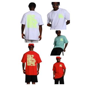 Camiseta Extra Grande, Estilo Urbano, Estampado Vintage, Talla Grande, Algodón Grueso, OEM ODM - Product Image 2