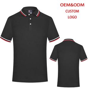 เสื้อยืดกอล์ฟโปโลใส่ได้ทั้งชายและหญิงเสื้อถักแขนสั้นพิมพ์โลโก้ตามสั่ง - Product Image 2