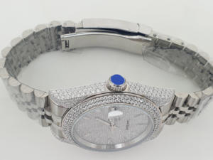 นาฬิกาสุภาพบุรุษประดับเพชรโมอิสสุดหรูผลิตจากสแตนเลสสตีลแบบพรีเมี่ยมสไตล์ญี่ปุ่น - Product Image 4