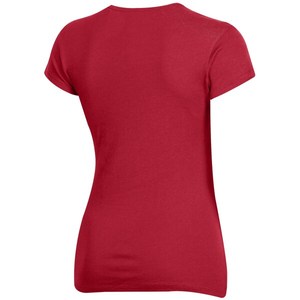 Camiseta de cuello redondo de algodón Premium 100% de alta calidad para mujer, ropa de calle, logotipo personalizado aceptado, OEM/logotipo personalizado aceptado, teñido liso - Product Image 4