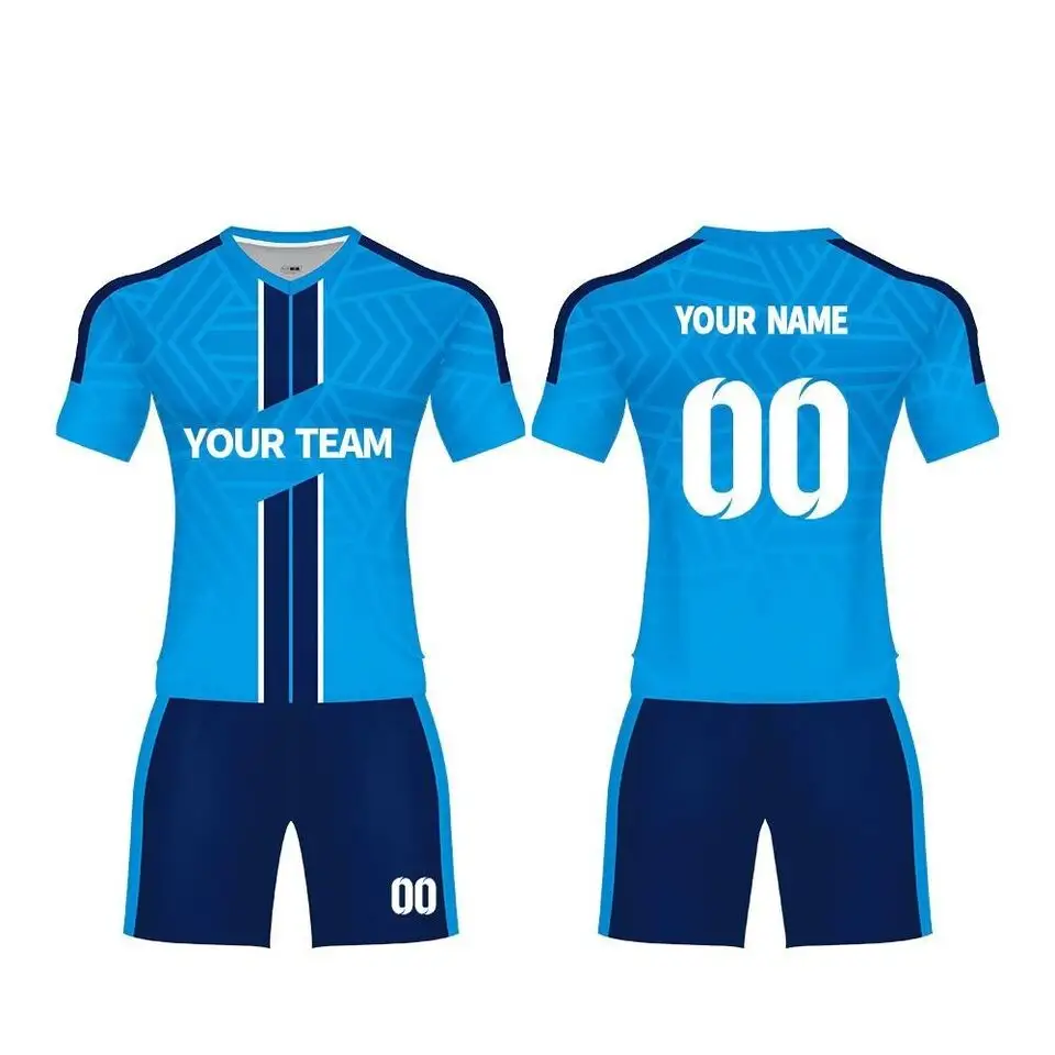 OEM Service High Quality Men Sportswear with Custom Logo Sublimation Soccer jersey & Pants