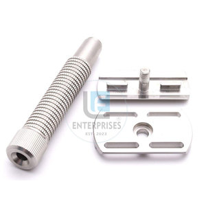 Vente flash, MOQ faible, rasoirs de sécurité unisexes en acier inoxydable de haute qualité, durables - Product Image 4