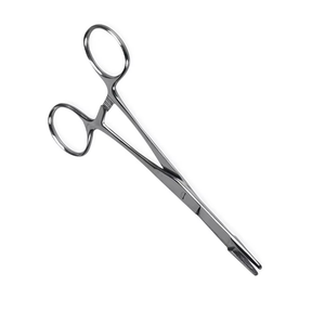 Pinza Hemostática Manual Reutilizable de Acero Inoxidable, Porta Agujas Quirúrgico, Fórceps Dental Recto con Mecanismo de Bloqueo - Product Image 6