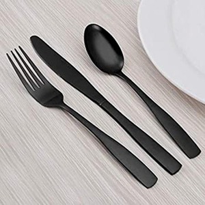 Portugal Elegant <b>Gold</b> Matt Fork Spoon <b>Cutlery</b> Modern Full Flat New Design Handle Knives and Spoon Fork <b>Cutlery</b> <b>Set</b> - Product Image 6