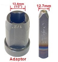 APLUS marteau d'estampage à l'air ES-13 clair lisible sur le métal, tampons à changement rapide - Product Image 2