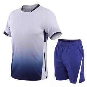 Ropa deportiva de verano para hombre de alta calidad, conjunto de traje doble de manga corta, camisetas de moda, pantalones cortos, deportes de punto bordados informales - Product Image 4