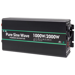 HOULI Inversor de 24V a 220V 120V 2000W, Onda Sinusoidal Pura, Convertidor de Energía - Product Image 3