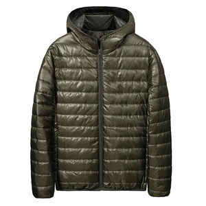 Luxury Brand Winter Jacket High Quality 90% <b>Duck</b> <b>Down</b> Hooded Puffer <b>Coat</b> with Detachable Bubble Style Hat Front Logo - Product Image 5