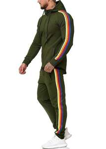 2025 Europe et les états-unis nouvel ensemble de sweat à capuche hommes et femmes unisexe ample décontracté couleur unie survêtement sweat ensembles - Product Image 4