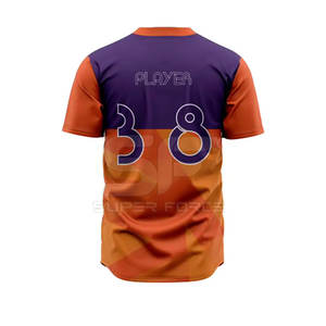 เครื่องแบบเบสบอลพรีเมี่ยมพร้อมแท็กเกิลพิมพ์ตัวอักษรและตัวเลขเครื่องแบบเบสบอลปรับแต่งได้ - Product Image 5