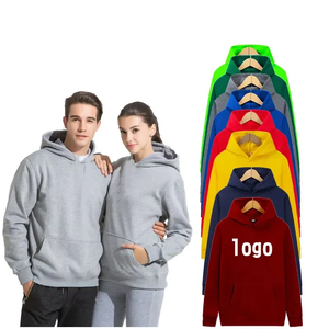 Casual Haute Qualité 220 GSM 100% Polyester Fleece Blank Loose Men's Hoodies Prix Bas - Product Image 1