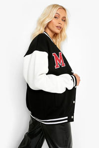 Veste universitaire unisexe moderne, coupe-vent, intérieur matelassé, vêtement de sport décontracté, broderie personnalisée, équipe, école - Product Image 6