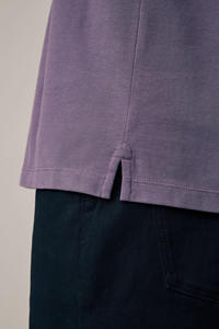 Polo à manches courtes pour hommes, avec logo personnalisé, polo en toile à motif uni, avec base en coton peigné - Product Image 5