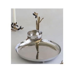 Serveur à noix en verre artisanal avec couvercle en acier, vaisselle de qualité supérieure, serveur à noix pour la cuisine - Product Image 3