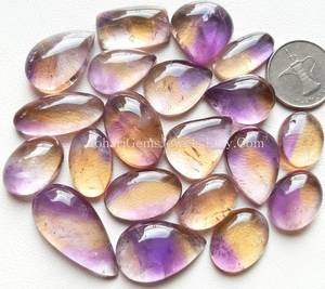 100% cabujones de ametrino genuinos mezclan formas y tamaños gemas y piedras naturales sueltas para hacer joyas a precios al por mayor a granel - Product Image 2