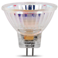Ampoule LED MR11 AC/DC 12V 2W COB, projecteur à angle de faisceau de 45 degrés, en aluminium et verre, base GU4, éclairage d'accentuation pour hôtel et aménagement paysager, CE/RoHS