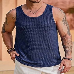 Nueva Llegada, Camiseta sin Mangas Personalizada para Hombre, Lisa, Transpirable, Nuevo Diseño, Camiseta sin Mangas para Hombre en Venta en Línea - Product Image 2