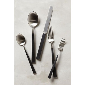 Juego de cubiertos de plata pulida con espejo de alta calidad, cubiertos de excelente calidad, vajilla, accesorios de cocina a precios bajos - Product Image 5